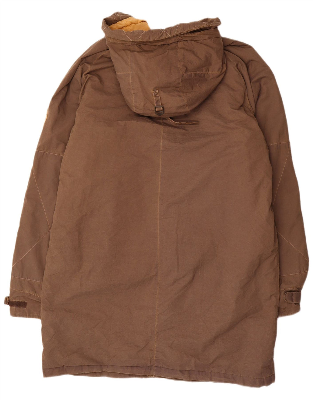 Murphy & Nye Ανδρικό παλτό αντιανεμικό με κουκούλα UK 44 2XL καφέ πολυεστέρας