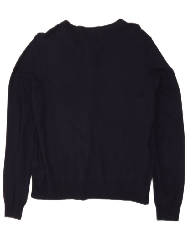 Marks & Spencer Γυναικεία ζακέτα UK 14 Large Navy Blue Viscose