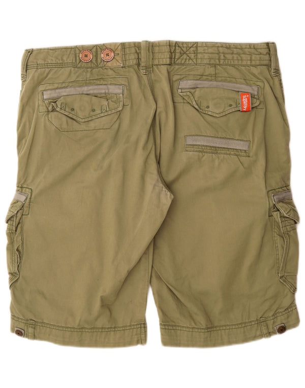 Ανδρικό σορτς Cargo Superdry 2XL W40 Χακί Βαμβακερό