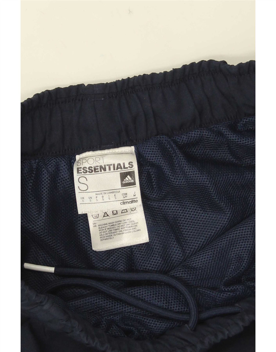 Ανδρικό αθλητικό σορτς Adidas Climalite Small Navy Blue Polyester