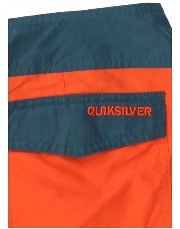Ανδρικό σορτς κολύμβησης QUIKSILVER με μεγάλο πορτοκαλί χρώμα
