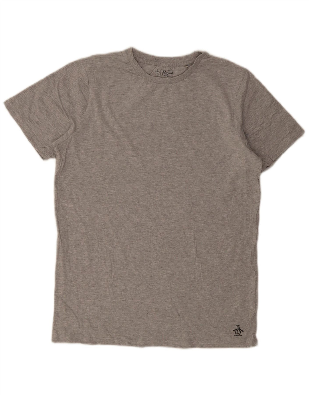Ανδρικό T-Shirt Penguin Top Large Grey Flecked Cotton