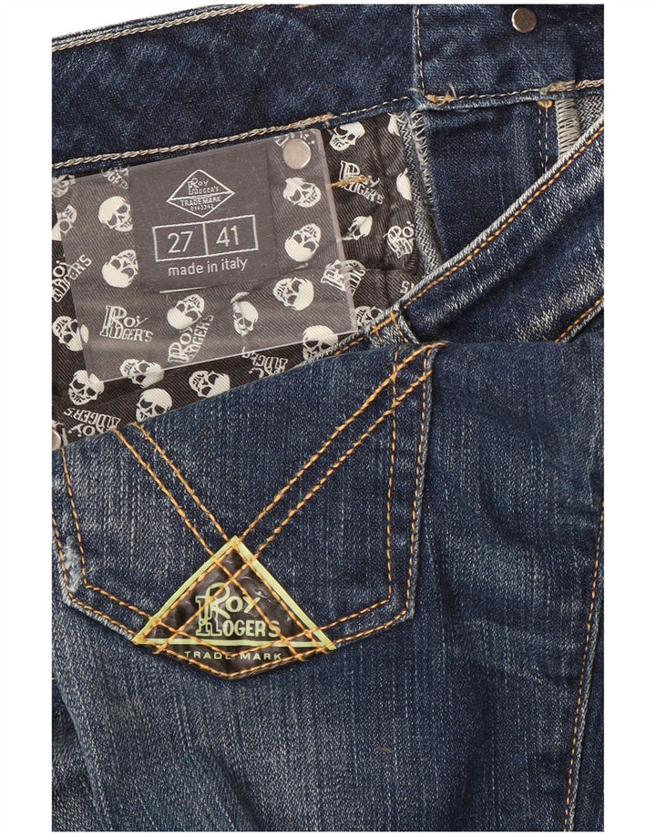 Roy Rogers Γυναικείο Slim Jeans IT 41 Small W27 L32 Μπλε βαμβακερό