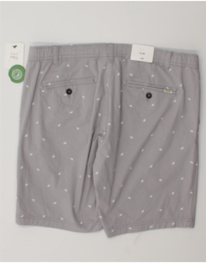 Ανδρικό σορτς chino με αφηρημένο σχέδιο C & A W38 XL Γκρι βαμβακερό