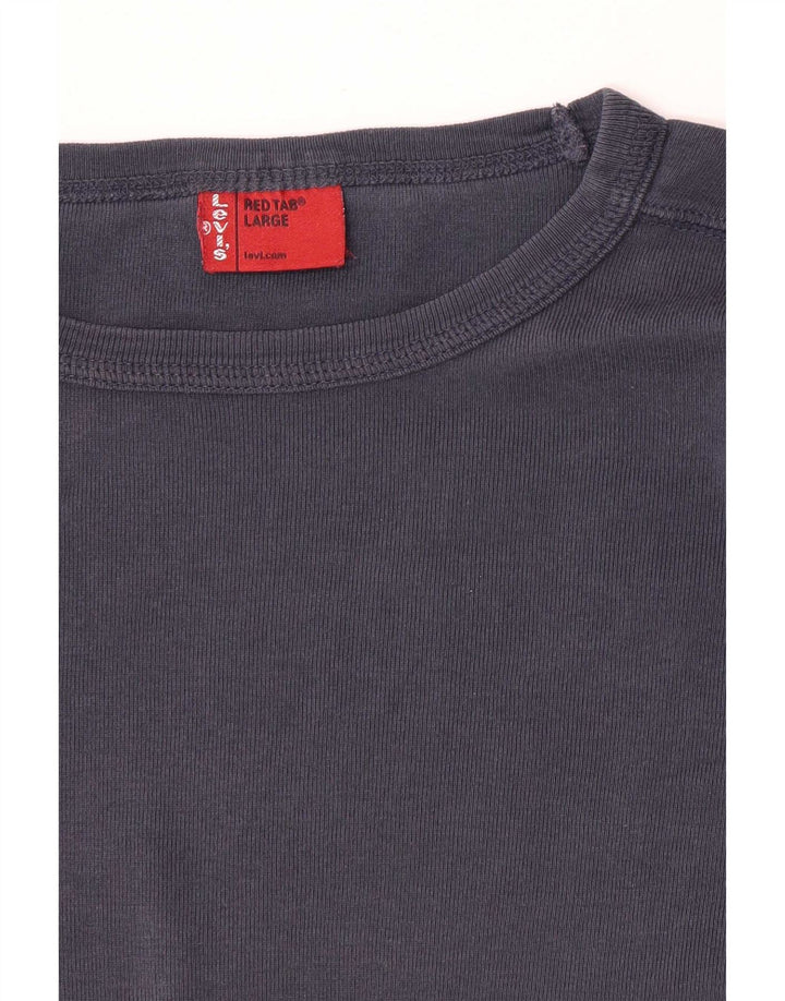 Ανδρικό τοπ Levi's μακρυμάνικο μεγάλο navy μπλε