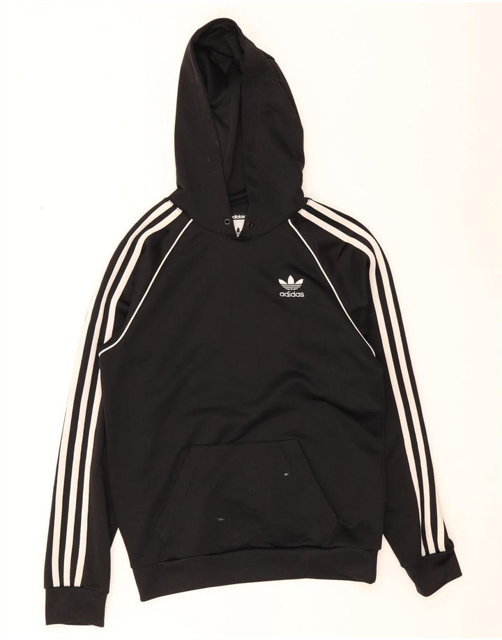 Adidas Ανδρικό Hoodie Jumper XS Μαύρο Πολυεστέρας