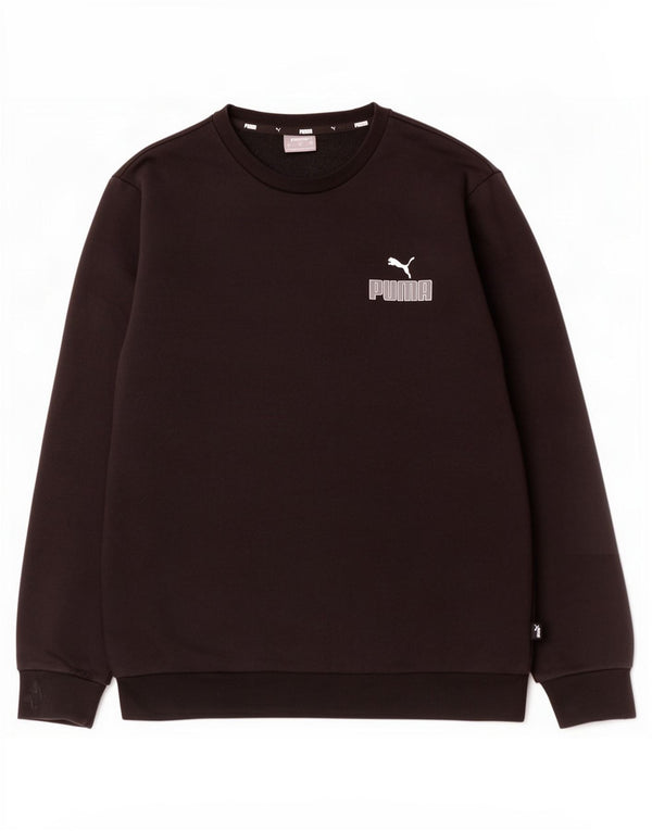 Puma Mens Graphic Sweatshirt Jumper Medium Black Cotton