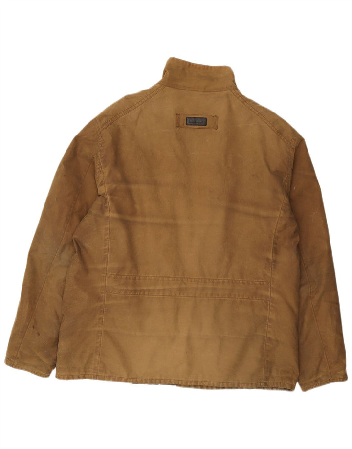 Ανδρικό κερωμένο βαμβακερό μπουφάν Barbour UK 40 μεγάλο καφέ βαμβακερό