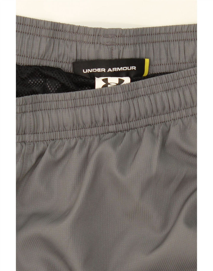 Ανδρικό παντελόνι αθλητικής φόρμας UNDER ARMOR με μεσαίο γκρι χρώμα, πολυεστέρας