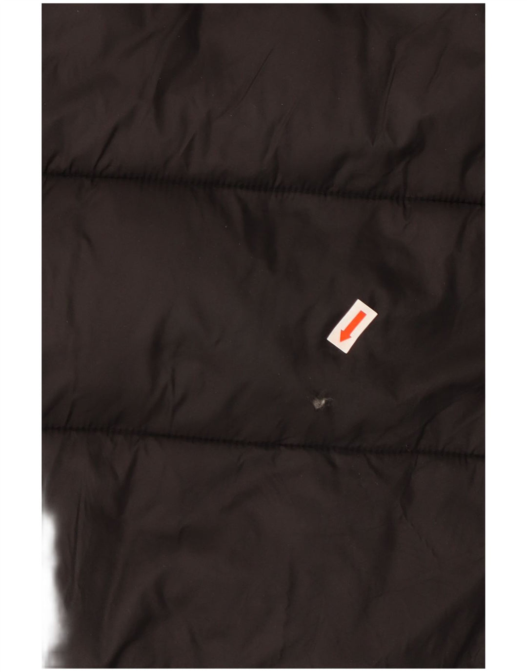 ZARA Γυναικείο παλτό με κουκούλα μεγάλου μεγέθους UK 10 μικρό μαύρο πολυεστέρα