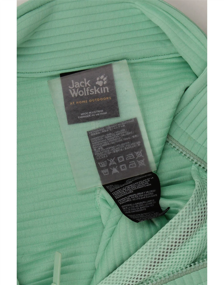 JACK WOLFSKIN Γυναικεία αθλητική φόρμα Top Jacket UK 10 Small Green Polyester
