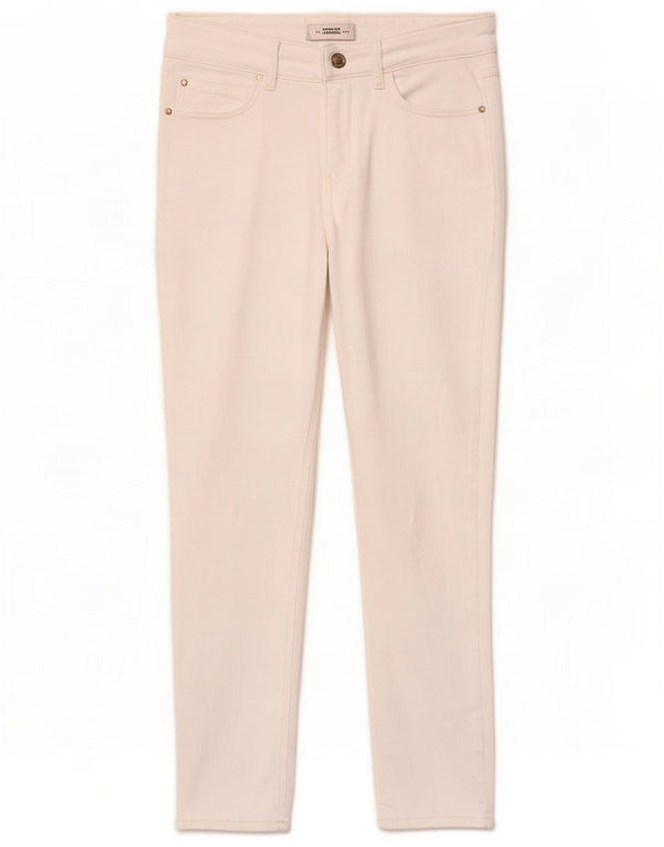 Guess Womens Crop High Rise Skinny Jeans W30 L23 White Cotton