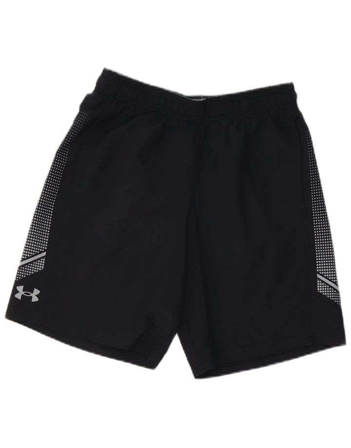 Under Armour Boys Sport Σορτς 11-12 ετών Μεγάλο Μαύρο Πολυεστέρα