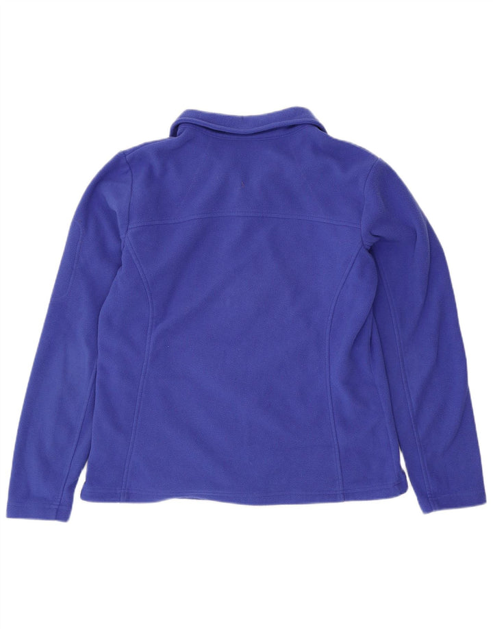 COLUMBIA Γυναικείο Fleece Jacket UK 16 Large Blue Polyester