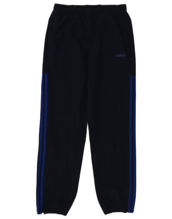 Adidas Mens Tracksuit Trousers Joggers Medium Navy Blue Polyester