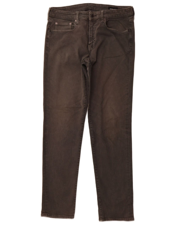 Ανδρικό Slim Jeans BONOBOS W34 L32 Γκρι βαμβακερό