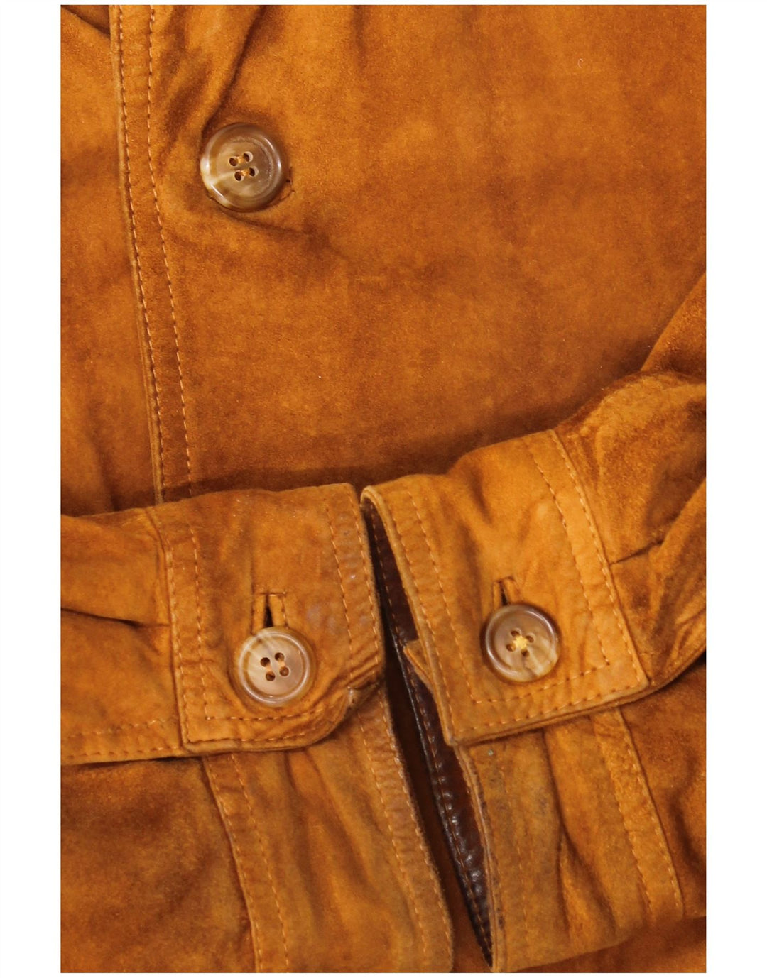 Kapraun Ανδρικό Suede Bomber Jacket UK 42 XL Brown