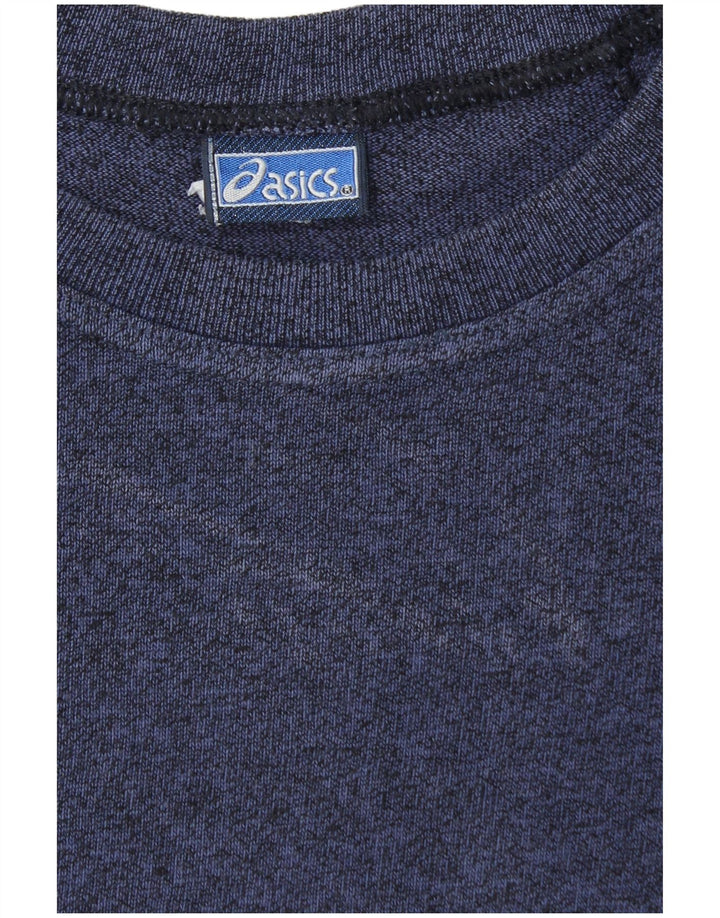 Ανδρικό γραφικό μπλουζάκι Asics Top Large Navy Blue