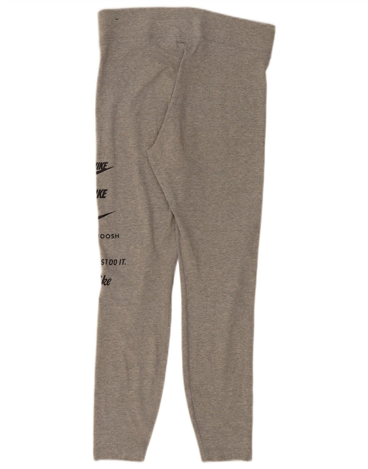 Γυναικεία γραφικά κολάν NIKE UK 14 Large Grey Cotton