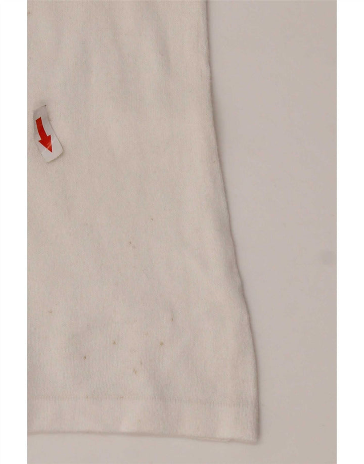 Γυναικείο τοπ Benetton μακρυμάνικο UK 14 Medium White