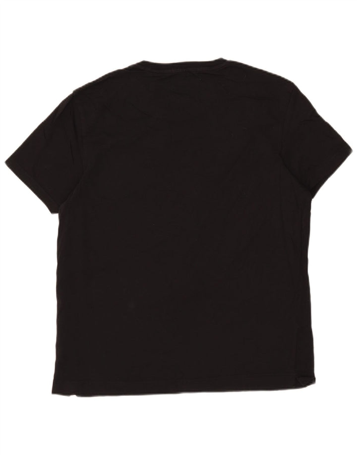Ανδρικό T-Shirt Adidas Τοπ μεσαίο μαύρο βαμβακερό