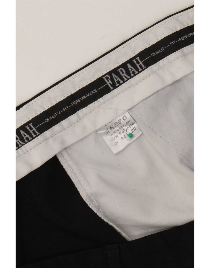 Farah Ανδρικό ίσιο παντελόνι Chino W44 L29 Μαύρο Πολυεστέρας