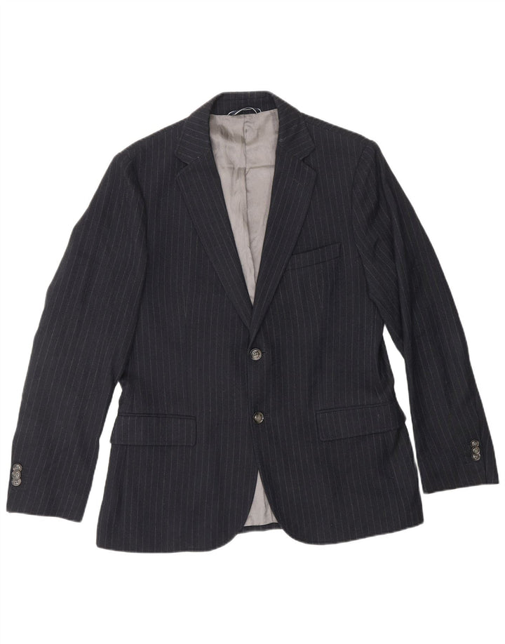 Ανδρικό τζάκετ GANT Tailored Fit Blazer IT 46 Small Navy Blue ριγέ