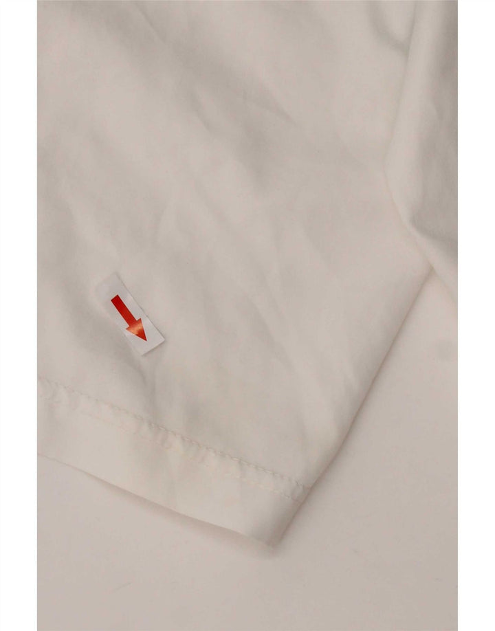 Ανδρικό αθλητικό σορτς Asics μεγάλο λευκό χρώμα, πολυεστέρα