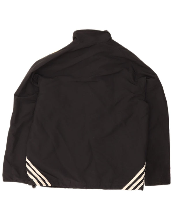 ADIDAS Boys αθλητική φόρμα Top Jacket 13-14 Years Black Polyester