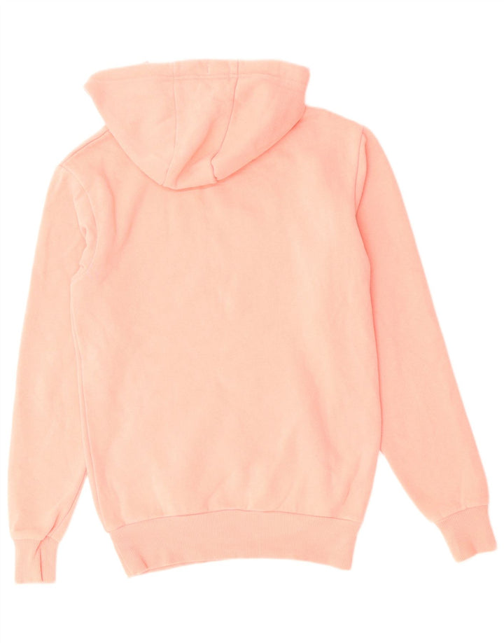 ELLESSE Γυναικείο Γραφικό Hoodie Jumper UK 6 XS Pink