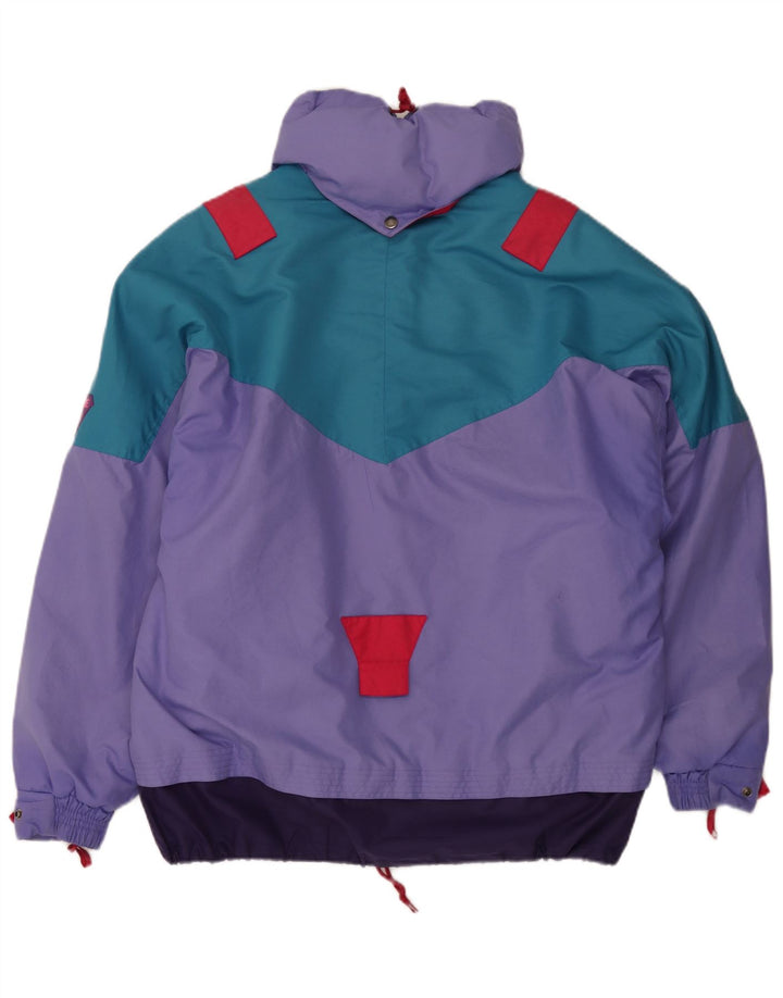 Ανδρικό μπουφάν πουλόβερ με κουκούλα Degre 7 UK 40 Large Purple Colourblock
