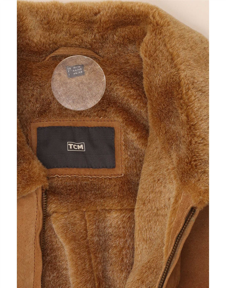 TCM Γυναικείο Suede Jacket UK 16/18 Large Brown Δερμάτινο