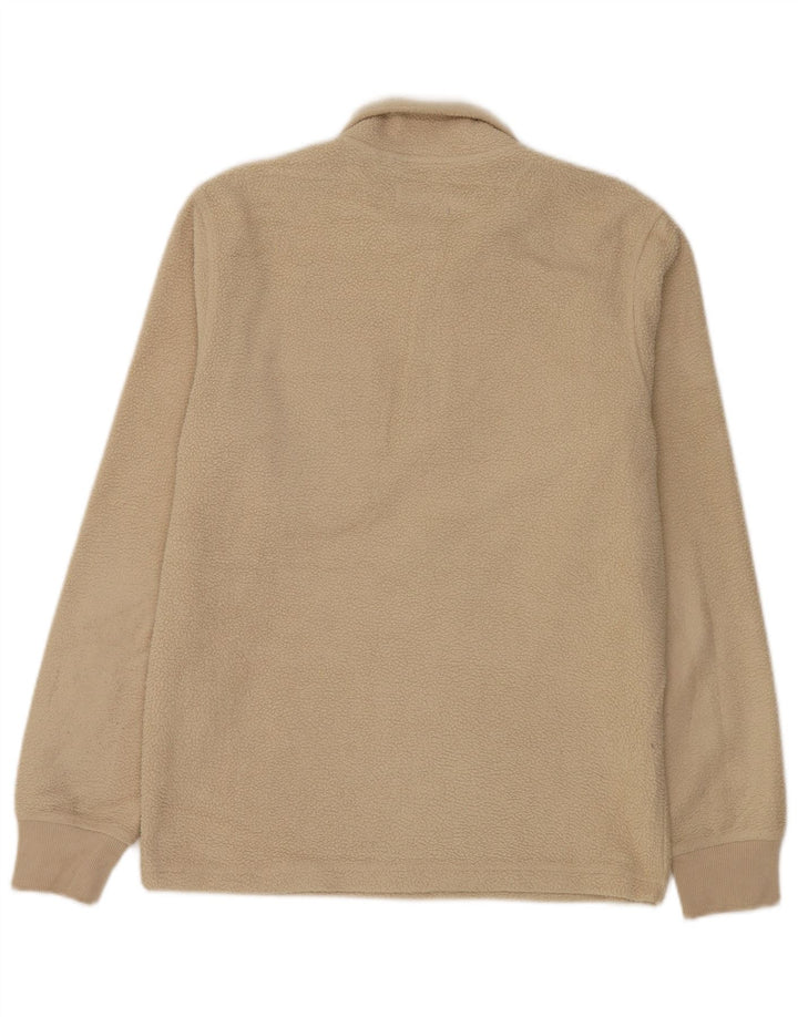 Jack & Jones Ανδρικό φερμουάρ Fleece Jumper Μεσαίο μπεζ πολυεστέρας
