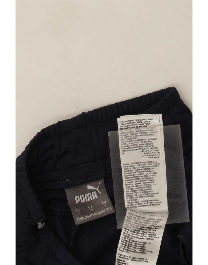 Ανδρική φόρμα Puma Παντελόνι Joggers Small Navy Blue Colorblock Πολυεστέρας