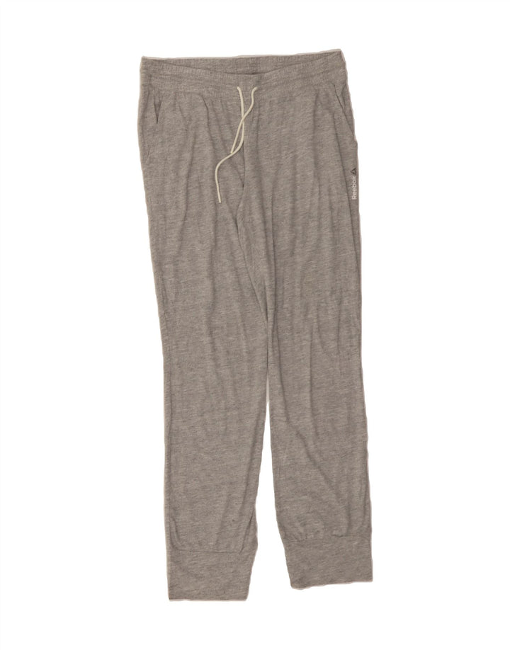 REEBOK Womens Tracksuit Trousers Joggers UK 14 Large Grey Vintage Reebok and Second-Hand Reebok from Messina Hembry 