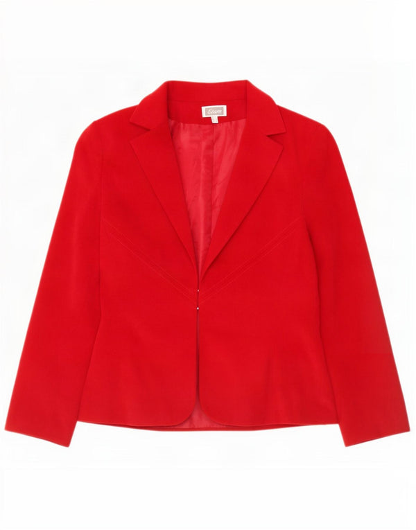 Etam Γυναικείο σακάκι UK 12 Medium Red Polyester