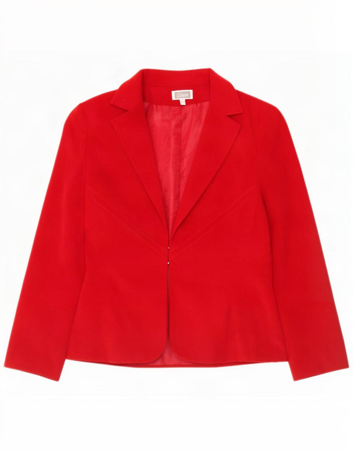 Etam Γυναικείο σακάκι UK 12 Medium Red Polyester