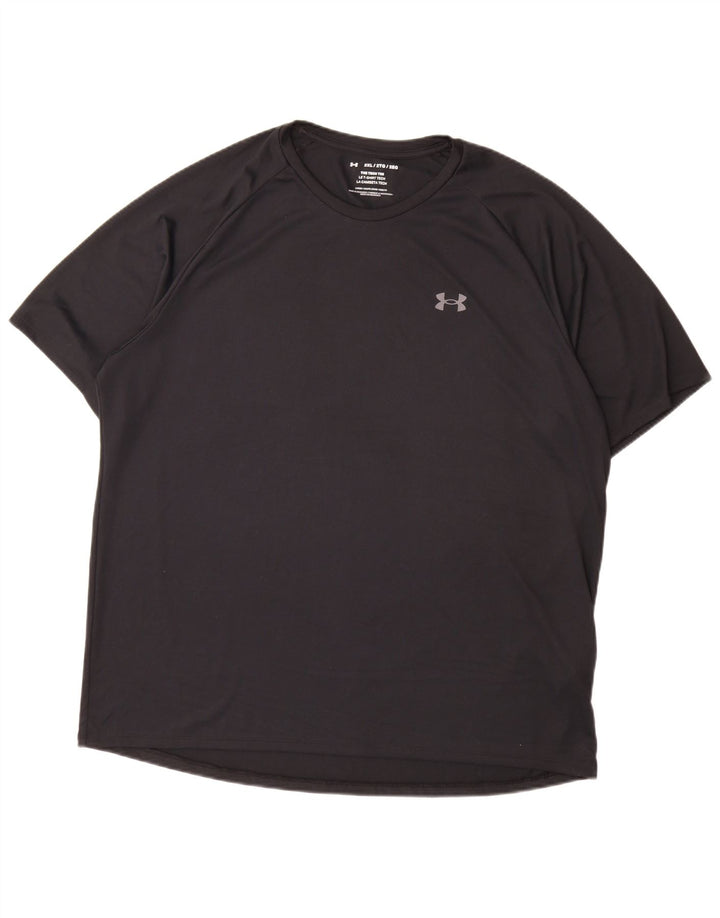 Under Armour Ανδρικό T-Shirt Top 2XL Μαύρο Πολυεστέρα