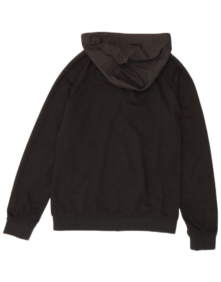 Zara Ανδρικό μπουφάν με κουκούλα UK 38 Medium Black Colourblock Polyester