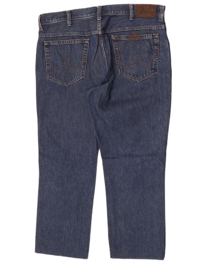 Γυναικείο Cropped Jeans Wrangler Regular Fit W38 L26 Μπλε βαμβακερό