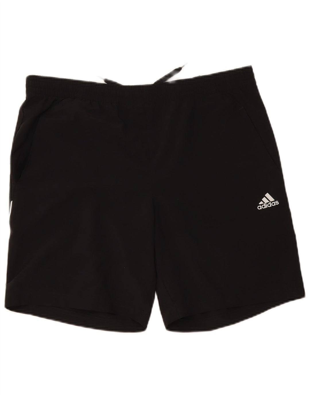 Ανδρικό σορτς Adidas Climalite από μεσαίο μαύρο πολυεστέρα
