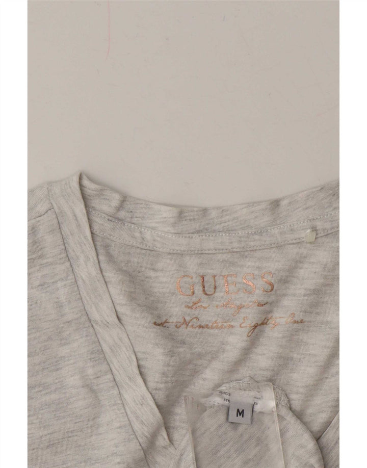 Γυναικείο γραφικό μπλουζάκι Guess Top UK 14 Medium Grey Flecked