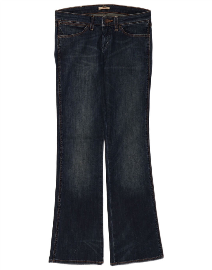 Wrangler Γυναικείο Iris Bootcut Jeans W27 L32 Navy Blue Cotton