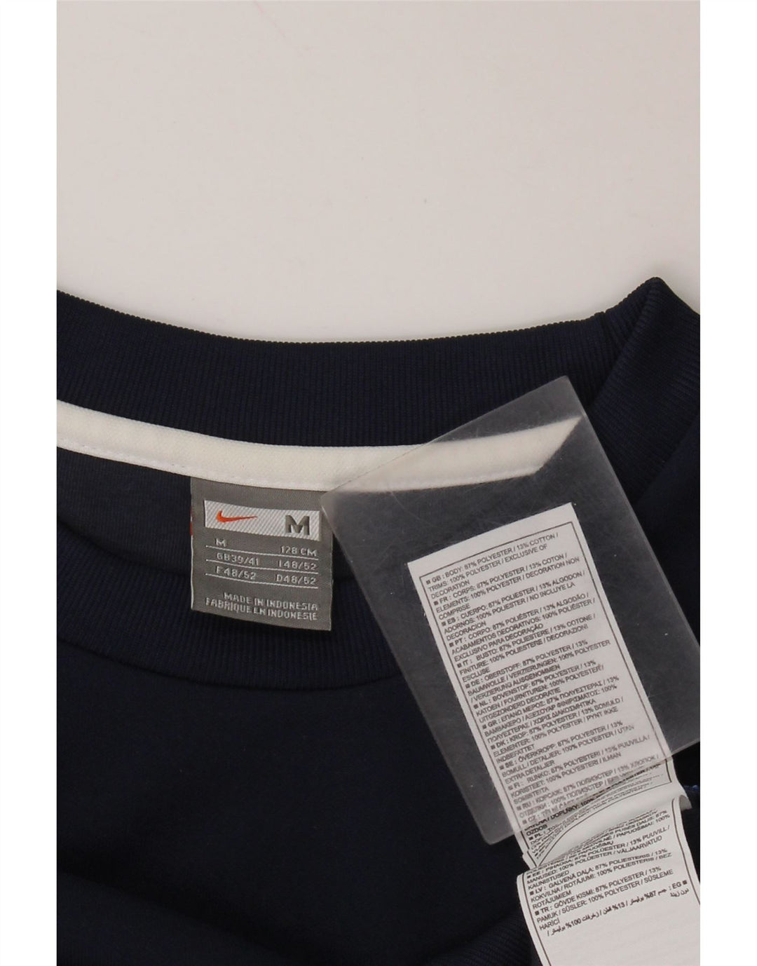 Ανδρικό φούτερ NIKE Jumper UK 39/41 Medium Navy Blue Colourblock