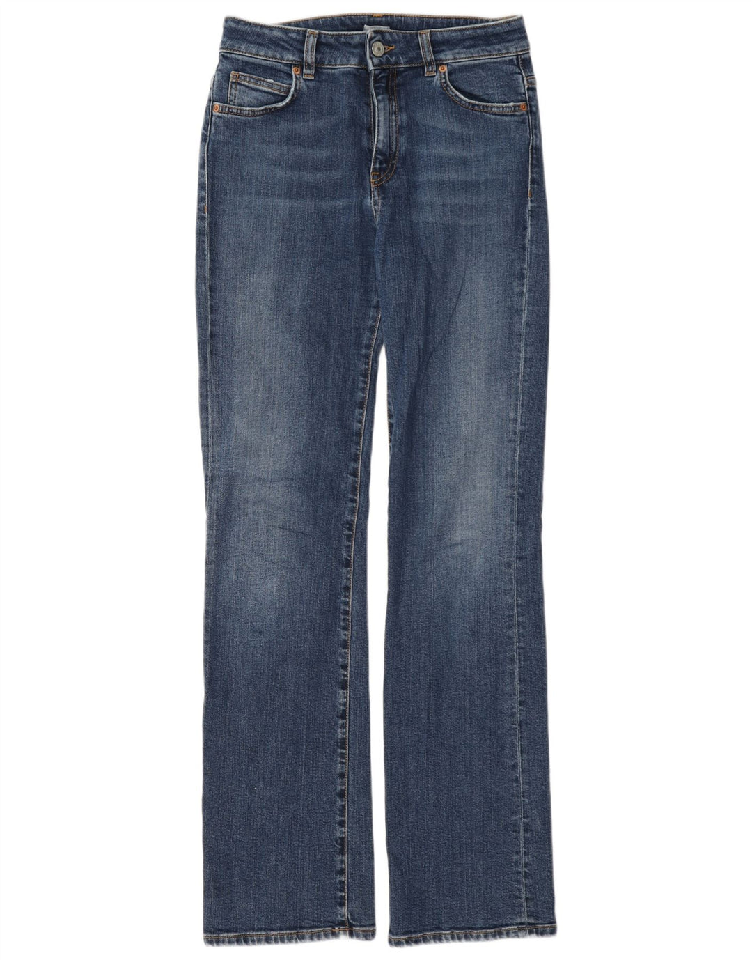 8 by Yoox Womens Bootcut Jeans W28 L32 Blue