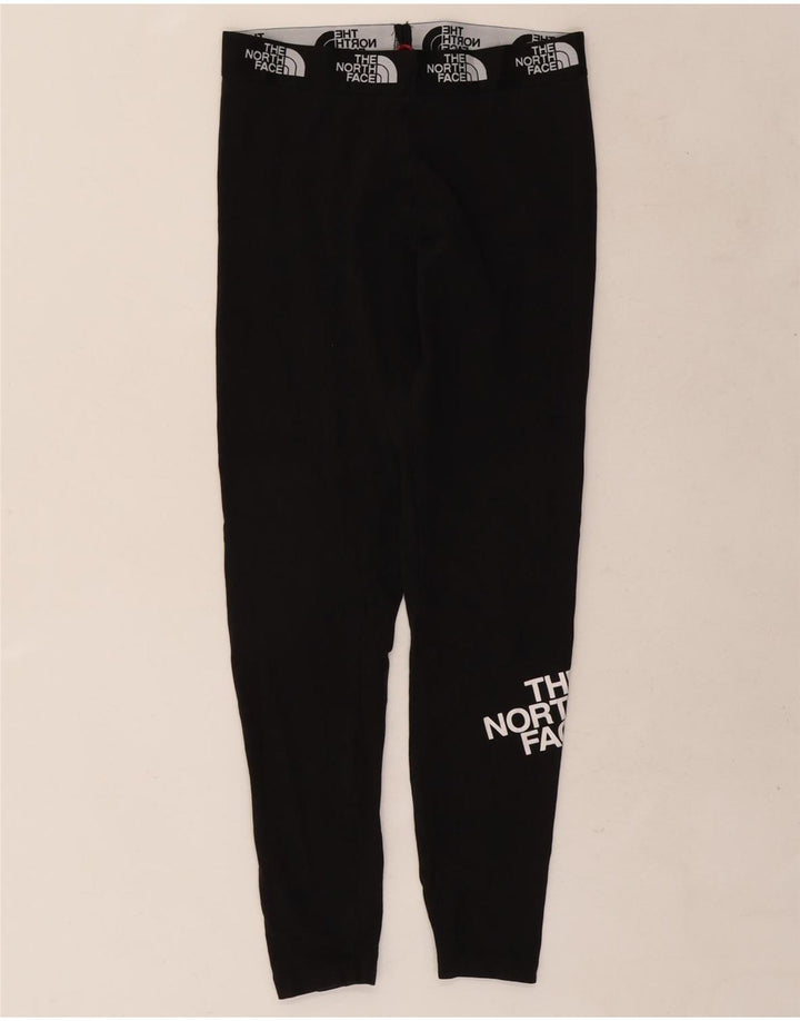 Γυναικείο γραφικό κολάν North Face UK 12 Μεσαίο μαύρο βαμβακερό