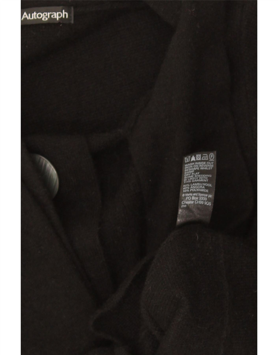 Marks & Spencer Γυναικείο πουλόβερ Cardigan Autograph UK 10 Small Black
