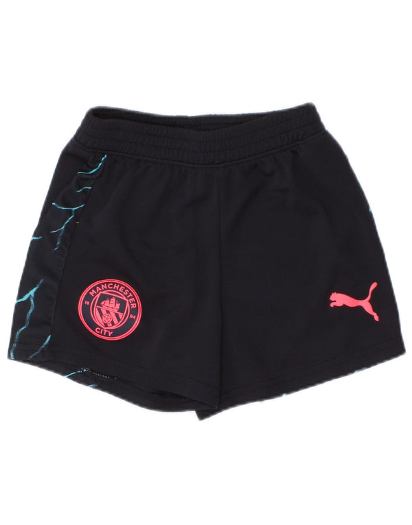 Puma Boys Manchester City Graphic Sport σορτς 2-3 ετών μαύρο πολυεστέρα