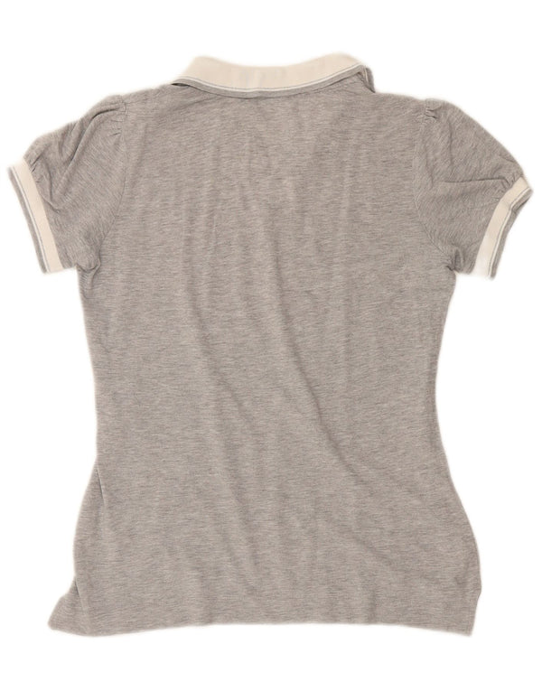 Γυναικείο μπλουζάκι πόλο BENETTON UK 14 Medium Grey
