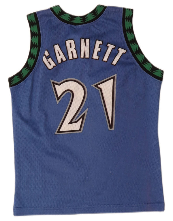 Champion Boys Timberwolves Graphic Vest Top 5-6 Years Blue Geometric